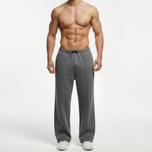 Charcoal Grey Wide Leg Baggy Trouser